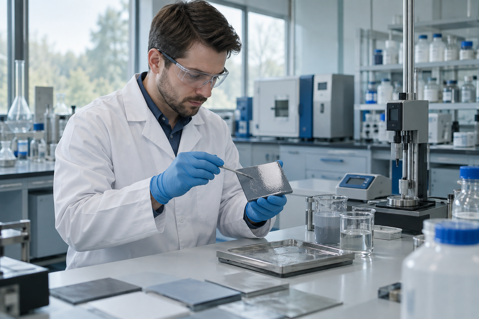 Polyurea laboratory and sample testing